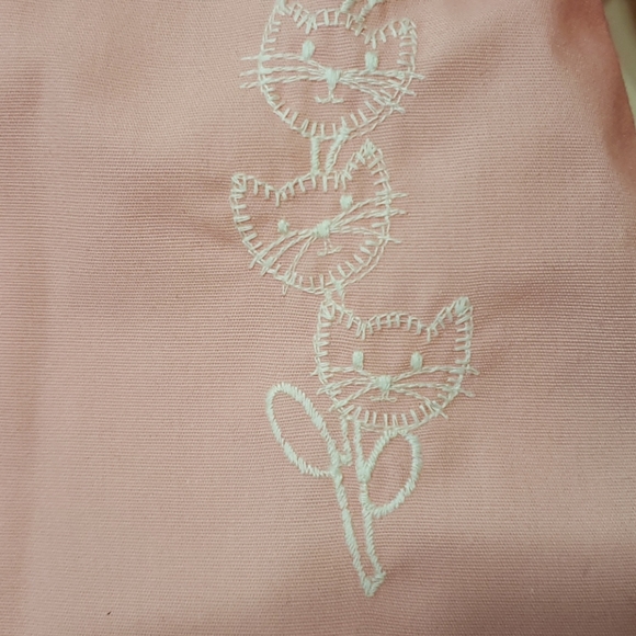 Vintage Toddler Pink Embroidered Swing Coat size 18 Months - Picture 2 of 5
